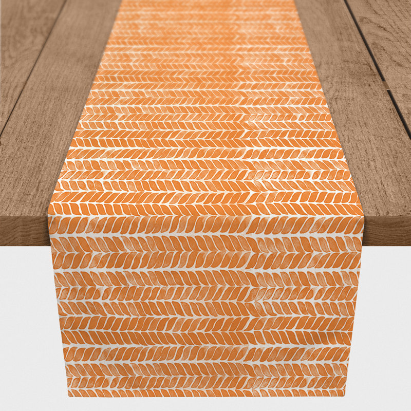Daegen Rectangle Polyester Table Runner, 90" x 16"