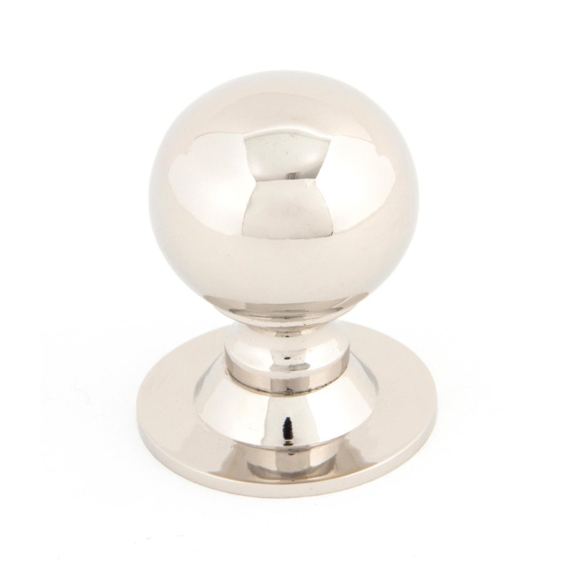 Polished Nickel Ball Cabinet Knob 31mm Set of 8