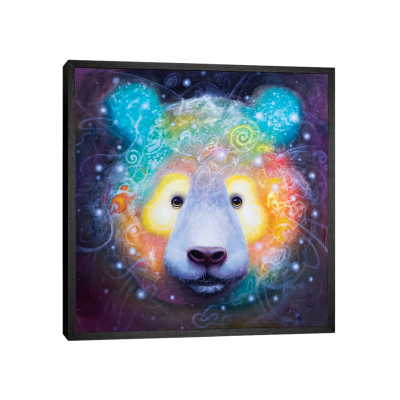 Cadence 1 Piece Wall Art on Canvas, 45.72 cm H x 45.72 cm W, Black Framed