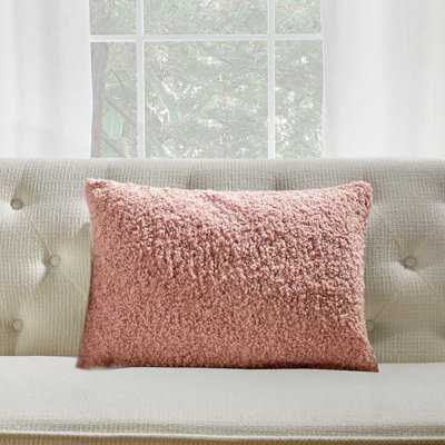 FRENCH BOUCLE Reversible Throw Pillow
