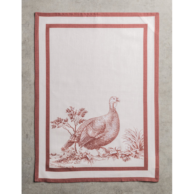 Ensemble de serviettes de cuisine 100% coton 3 - 20 "x 27,5" Maison d'Hermine, Brun