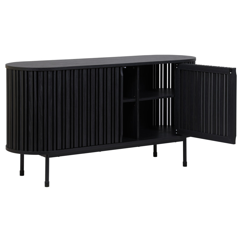 Enid Large 2 Door Sideboard, Black