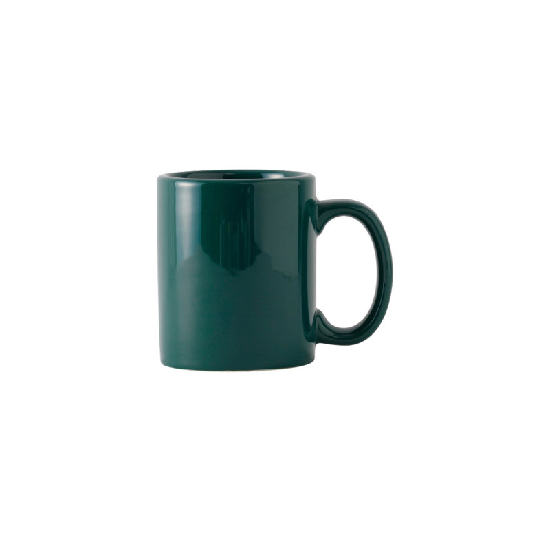 Grande tasse à café c-handle duratux, Vert forêt