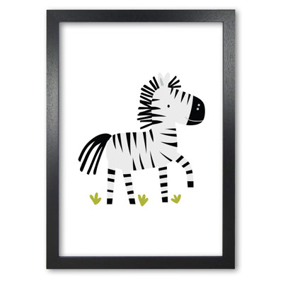 Children's Animals, Zebra - Print
