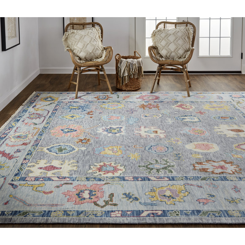Karina Handmade Wool Ikat Area Rug, Runner 2'6" x 8'