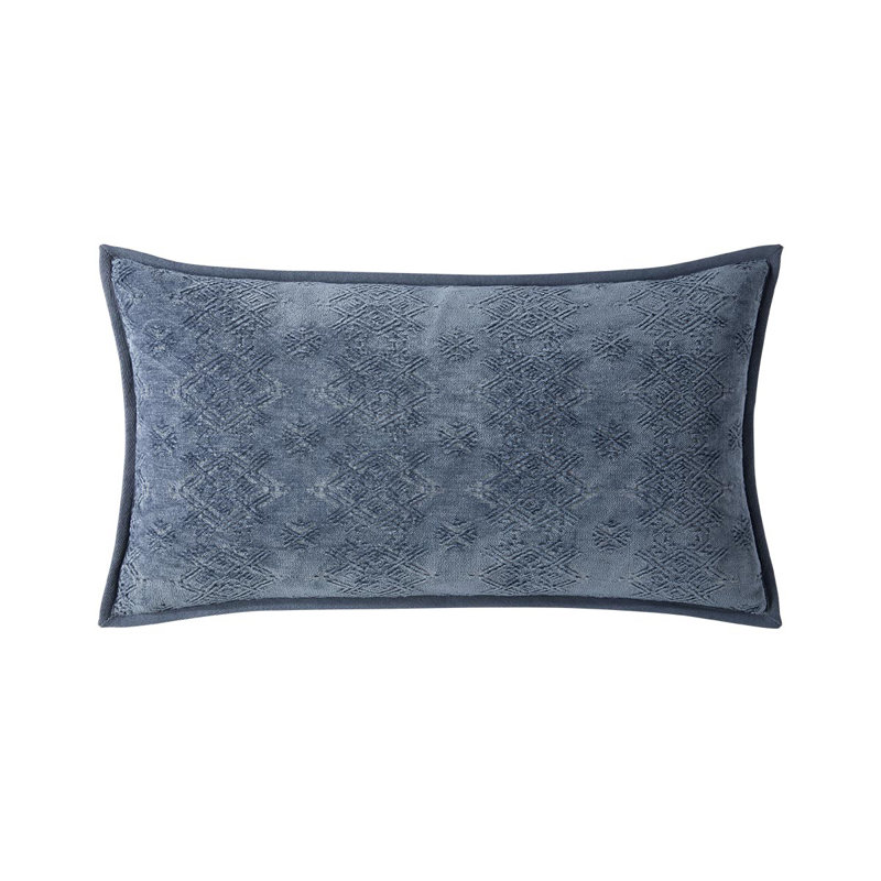SYRACUSE Pillow Cover & Insert, Light Blue, Rectangle 13"H x 22"W