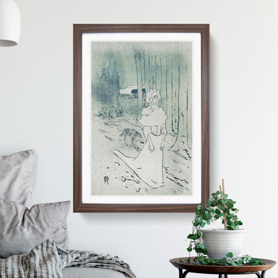 The Chatelaine by Henri de Toulouse-Lautrec - Picture Frame Painting