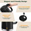 WOLTU 1.7 L Plastic Whistling Electric Tea Kettle