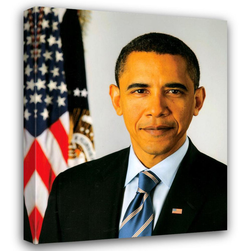 Portrait officiel de Barack Obama 09, H 24 po x l 19 po