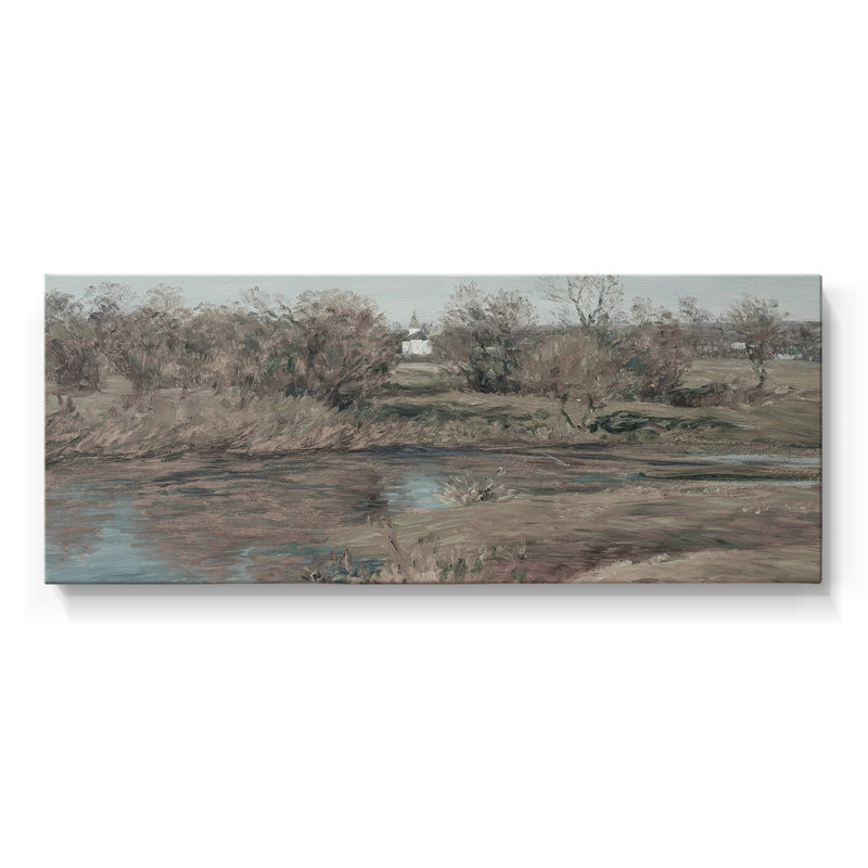 Série paysage - DCxxxxi - Toile tendue avec châssis - Prêt à accrocher, H 12 po x l 30 po