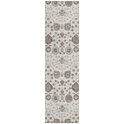 Selma Ivory Washable Indoor-Outdoor Rug - 