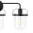 3-light Dimmable Vanity Light with Glass Shades