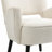 Sonette Accent Arm Chair with Upholstered Seat for Living Room-831743789
