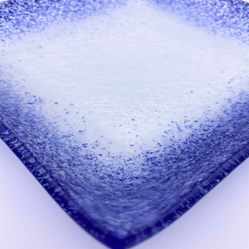 Aleydis 16cm Dessert Plate, Clear/Blue