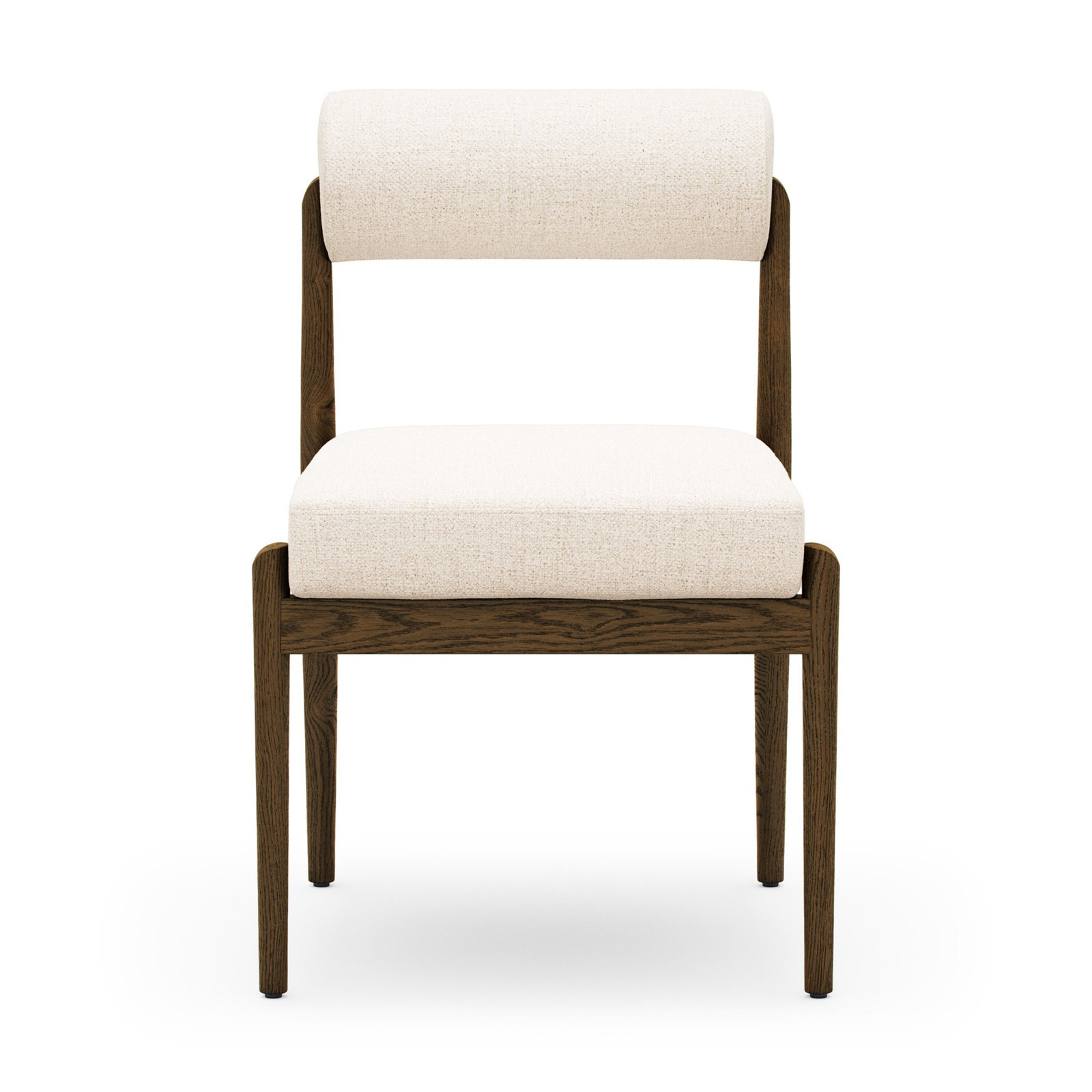 Barrau Genuine Leather Upholstered Back Side Chair Dining Chair, Dover Crescent