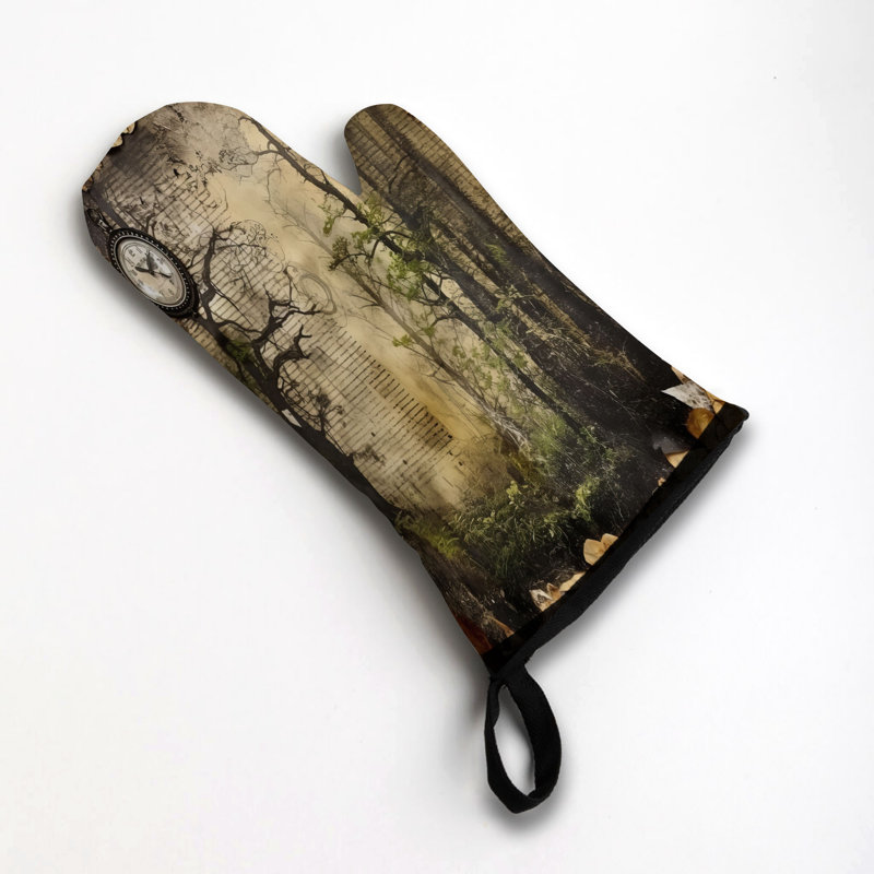 Fable Trees Oven Mitt Cotton Twill