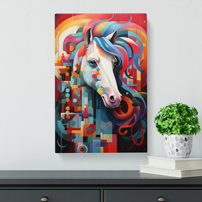 Pony Orphism - Wrapped Canvas Print