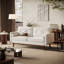 Canapé-lit 65 po Mid-Century-610558155