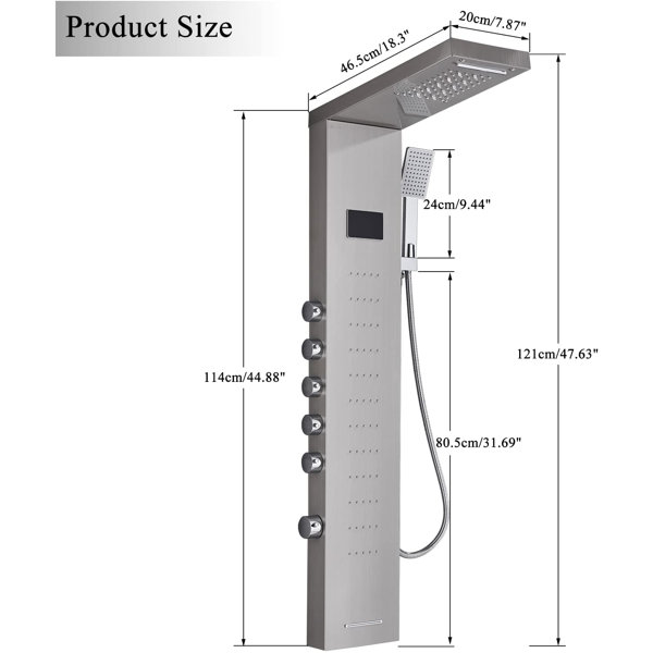 Dimensions du produit