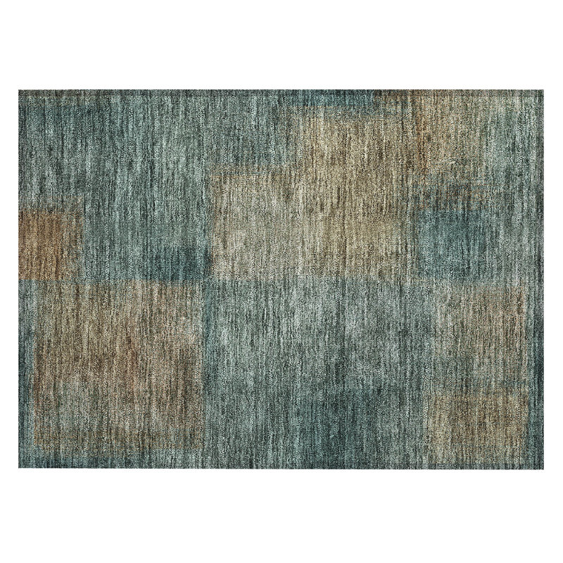 Neysa Abstract Indoor / Outdoor Rug, Rectangle 1'8" x 2'6"