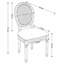 Ensemble de chaises de salle à manger Ilmie French Country Cane-1378358451