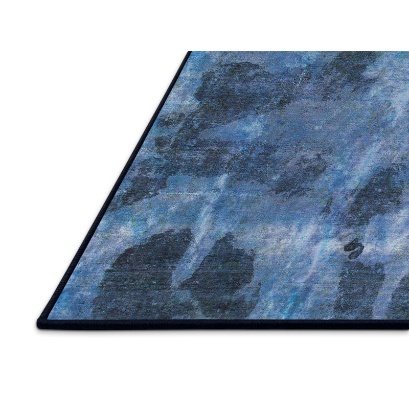 Abstract Indoor Rug, Rectangle 7' x 9'