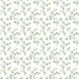 Secret Garden Delicate Flower Trail Design 33' L x 21" W Wallpaper Roll