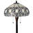 Tiffany 63'' Dark Brown Task Floor Lamp