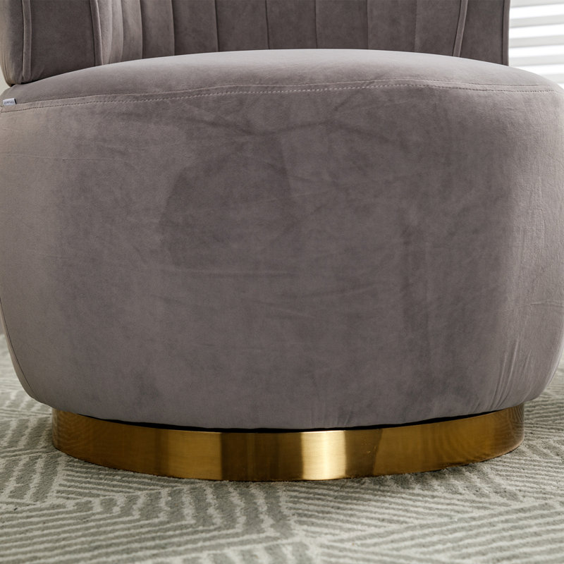 Tabouret de coiffeuse 25,2 po, Gris