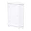 Elegant Triangle White Bathroom Cabinet - , Adjustable Shelves, Adds Class To Modern Style Corner, Shelves For Efficiency