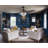 Boynton 52" Black Ceiling Fan with Light Kit and Reversible with Dimmable