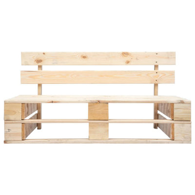 Addi Solid Wood Pine Outdoor Bench
