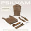 Ensemble de 2 chaises Adirondack pour l'extérieur, surdimensionné et résistant aux intempéries-526142696-510571921