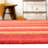 Kalaiya Hand Loomed Wool/Cotton Striped Rug in Red-1981143119
