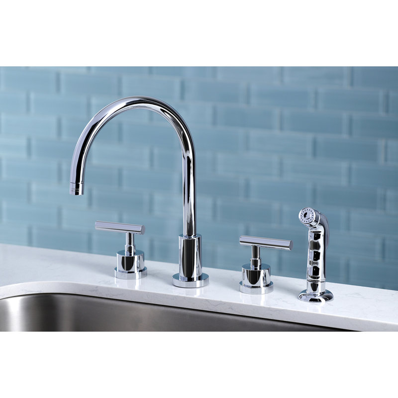 Robinet de cuisine Kingston, Chrome poli