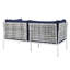 Causeuse de terrasse en aluminium Harmony Sunbrella-58125827-58125828