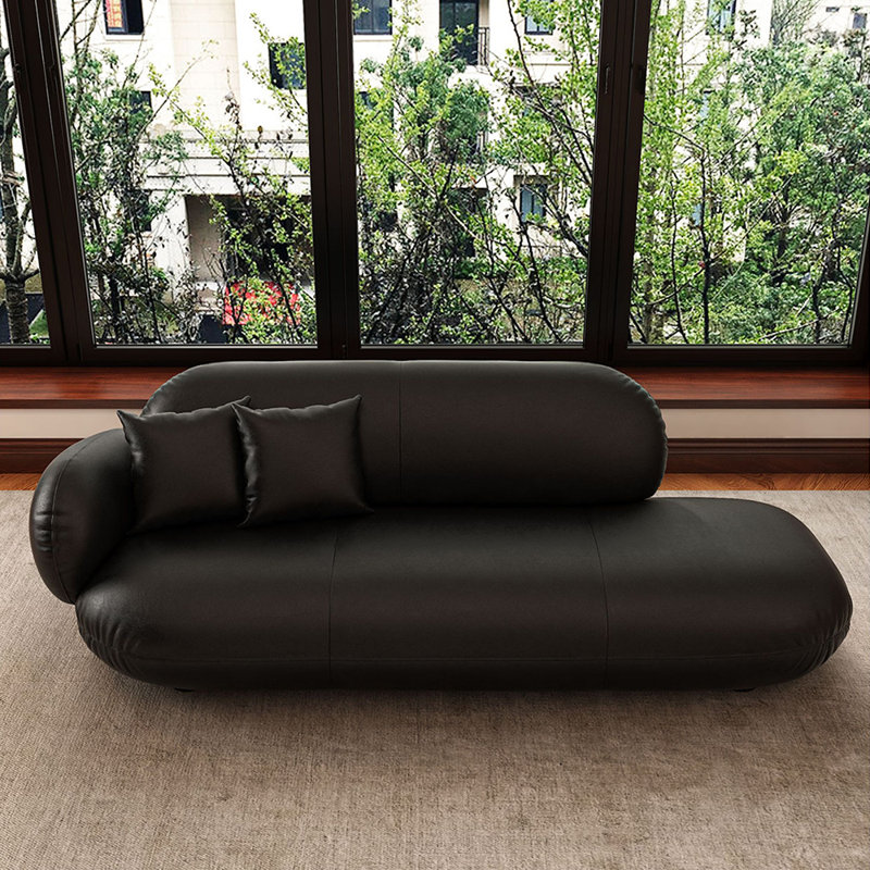 Chaise longue de loisirs simple et moderne, Orienté à gauche (vu de face)