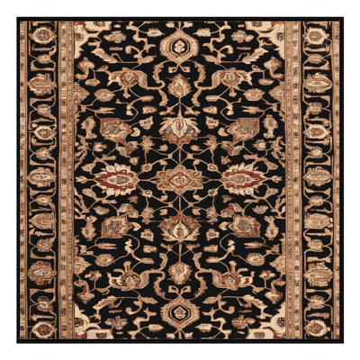 Tapis brun lavable à la machine