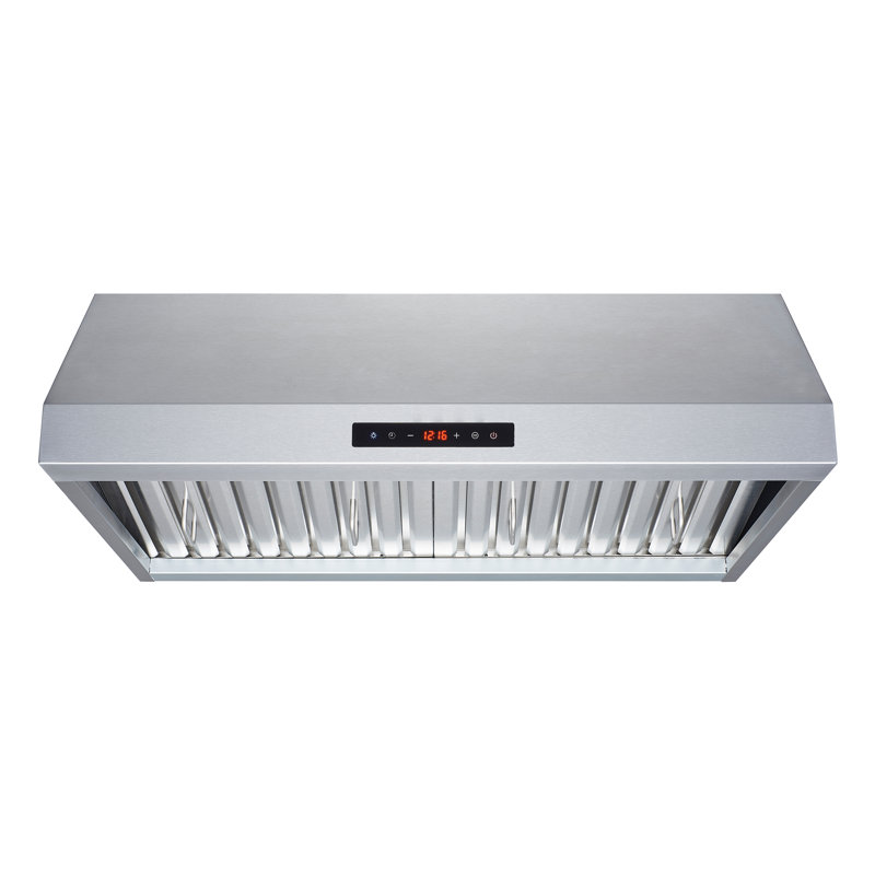  Hotte sous un meuble 30 pouces 600 CFM convertible en acier inoxydable