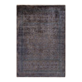 Fine Vibrance One-of-a-Kind 6'2" X 9'2" Hand Knotted Area Rug