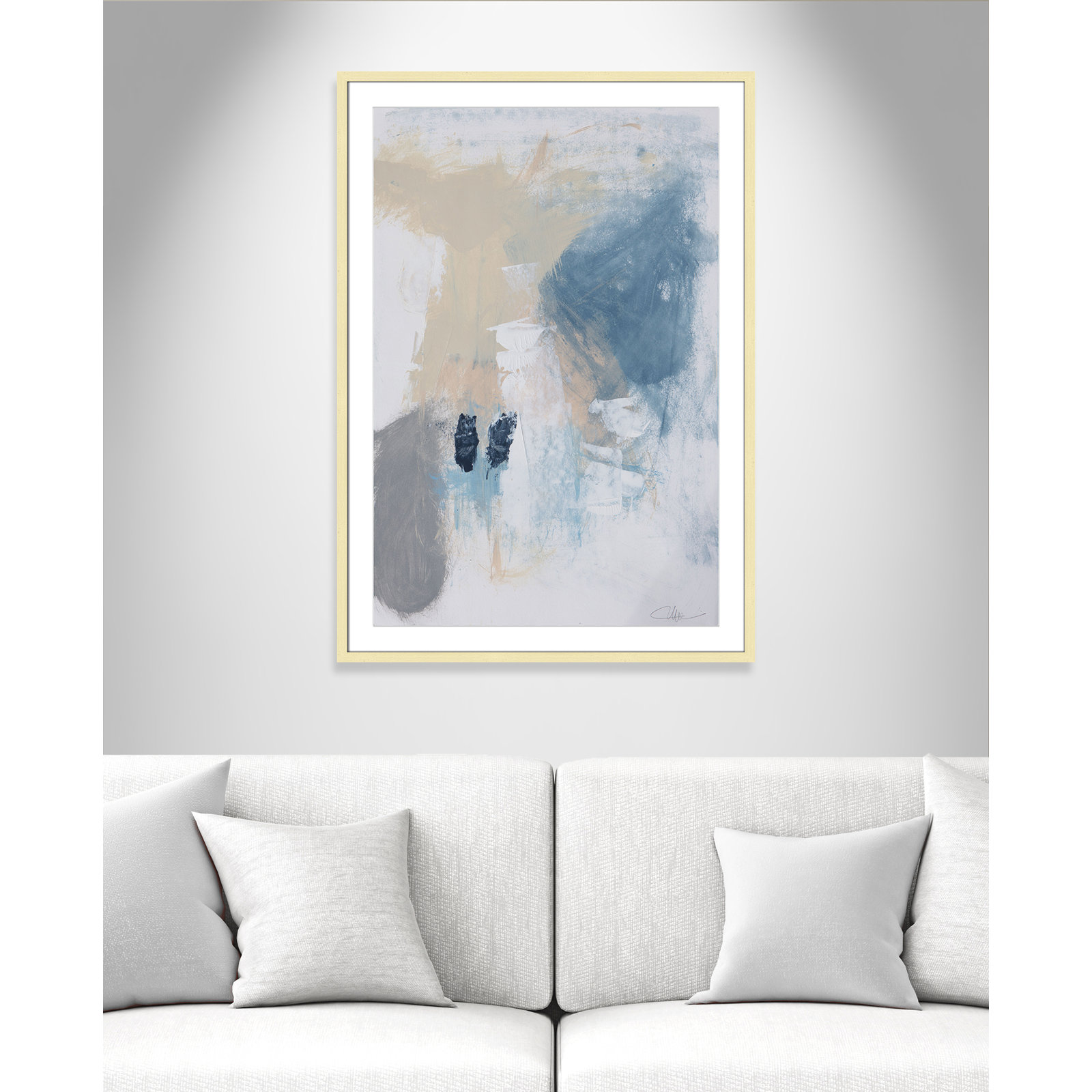Coastal Carnival II Print by Casa Fine Arts, White, 41.5" H x 29.5" W x 1.25" D, Gold Single Picture Framed Paper