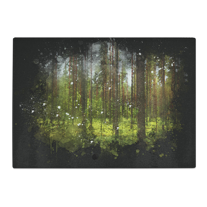 Forest Vol.1 Paint Splash Chopping Board, 0.4cm H x 20cm W x 28.5cm L