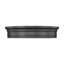 Plafonnier encastré 1 lumière noir mat Mafalda-123222912