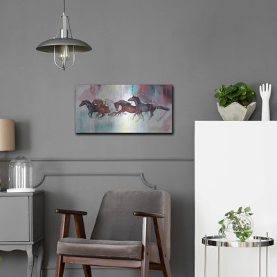Loon Peak® 'Horses Wild' by Mark Ashkenazi Metal Wall Art