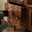Retro solid wood home bookcase