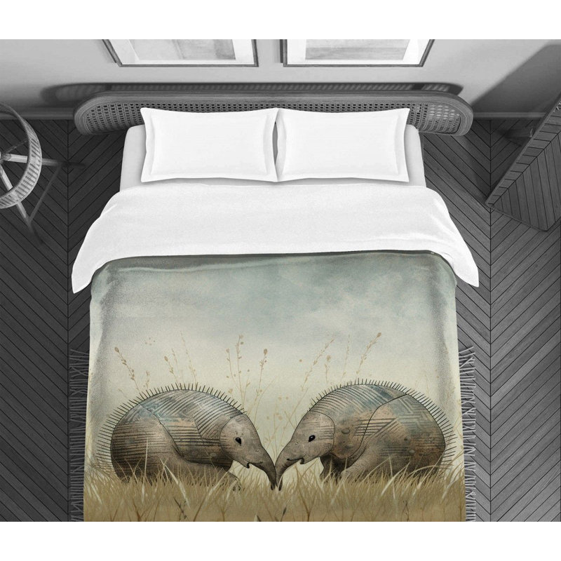 Armadillo Grassfield Polyester Comforter, Twin Extra Long Comforter
