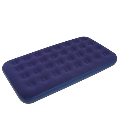 Matelas gonflable gonflable pour lit simple intérieur / extérieur bleu marine