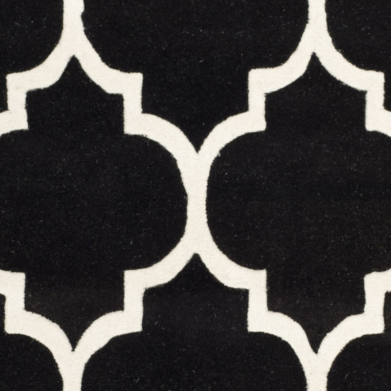 Scruggs Geometric Wool Hand Woven Area Rug, Rectangle 183 x 274 cm
