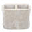 Universal Natural Marble Rectangular Toothbrush Holder Vanity Countertop Organizer