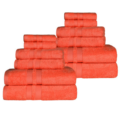 Quick-Drying Dobby Border Cotton Towel Set